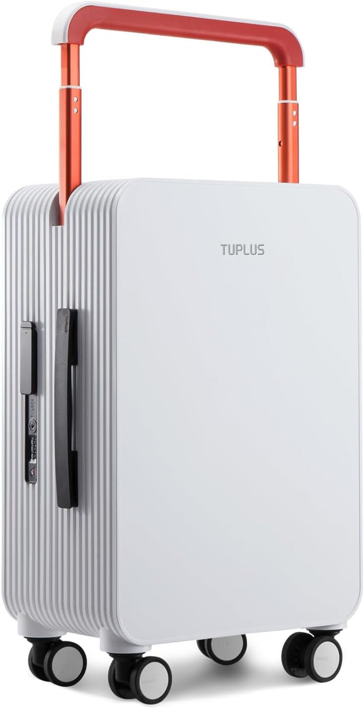 TUPLUS Koffer Trolley ABS Rollkoffer mit 4 Rollen Reisekoffer Handgepäck Hartschalenkoffer mit TSA S