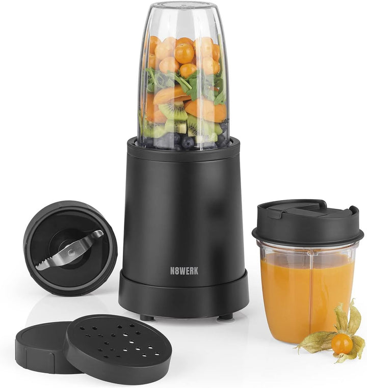 Nutrition Mixer in der Midnight Edition | Standmixer für Smoothies und Cocktails, Ice Crush Funktion