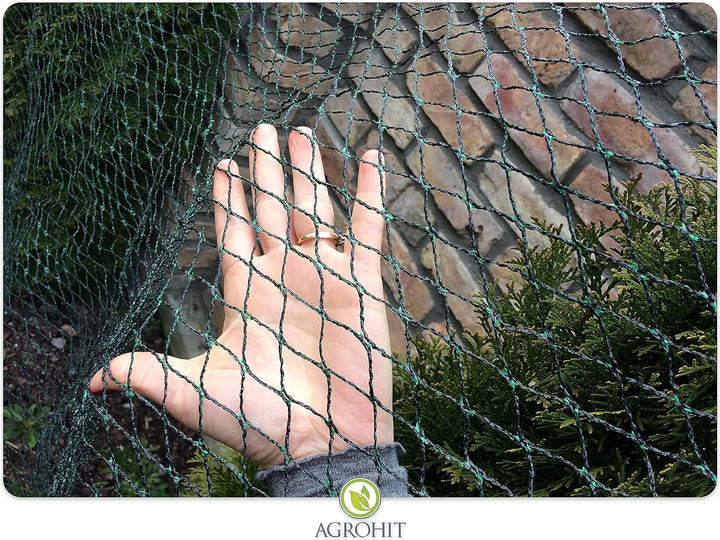 F & R Schutznetz für Teich, Obst & Gemüse, gegen Schmutz, Laub & Vögel, Engmaschiges Vogelschutznetz