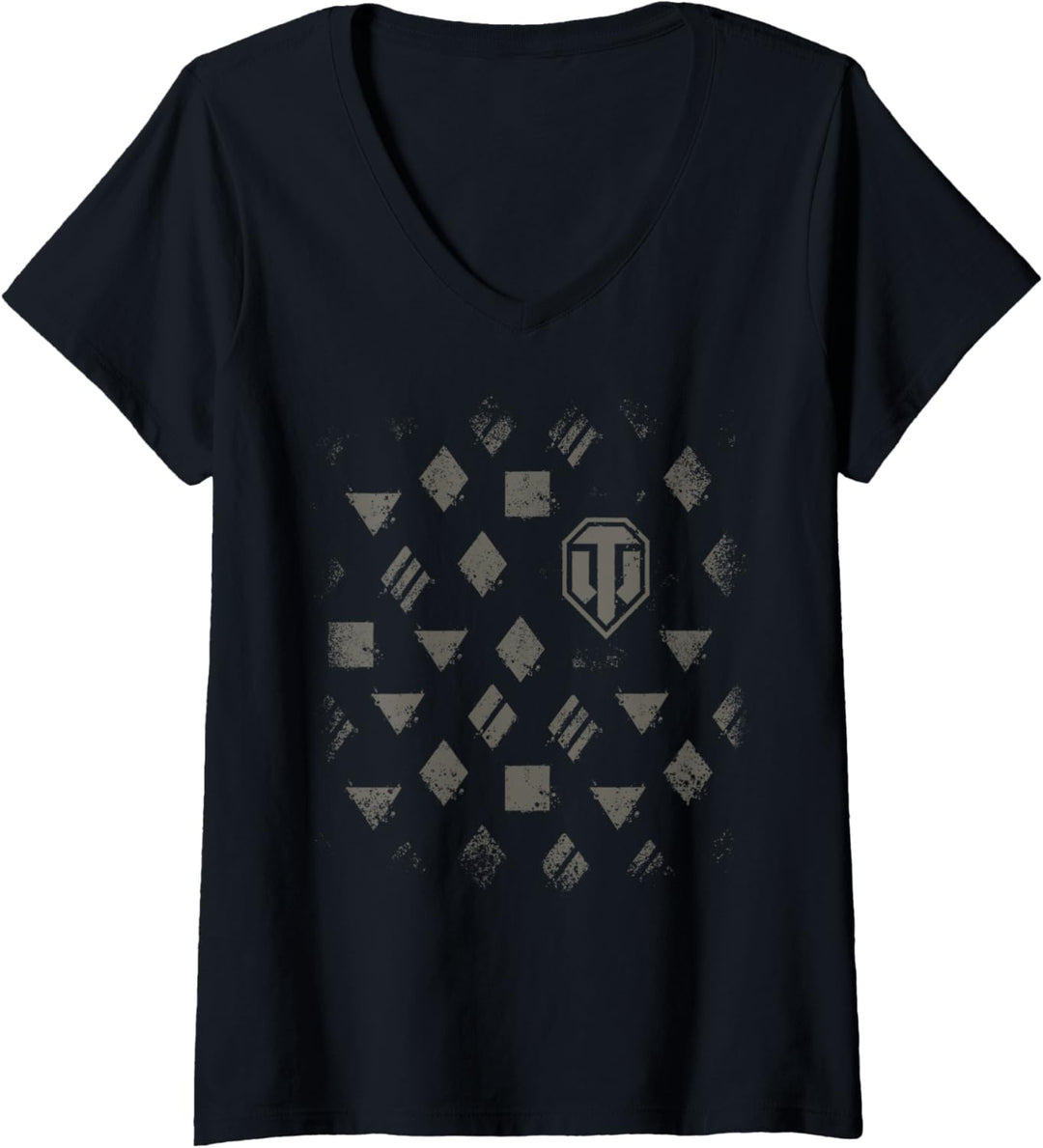 World of Tanks Panzerklassen T-Shirt mit V-Ausschnitt
