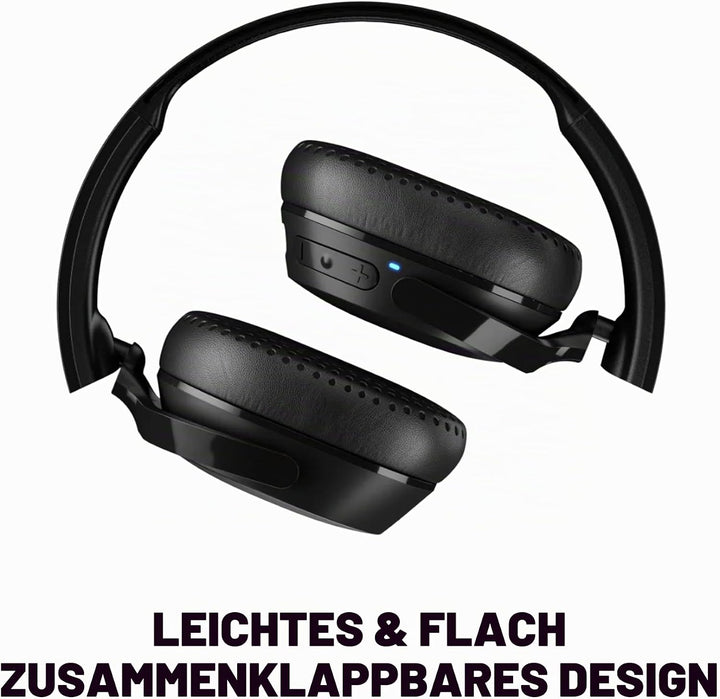Skullcandy Riff 2 On-Ear Wireless-Kopfhörer, 34 Std. Akkulaufzeit, Mikro, Kompatibel mit iPhone, And
