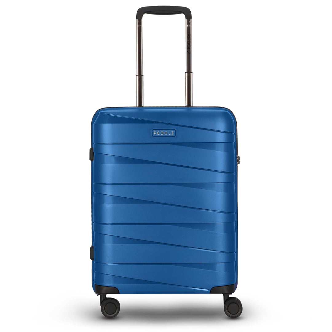 REDOLZ Hartschalen Kabinen-Koffer | Kleiner Trolley 40 x 20 x 55 cm aus hochwertigem, leichtem Polyp