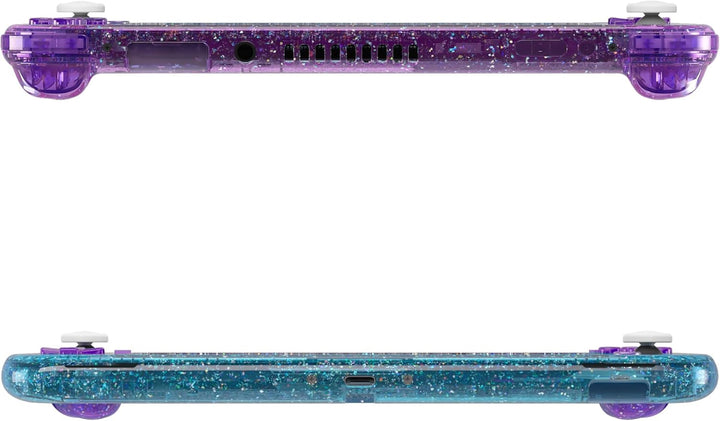 eXtremeRate Full Case für Switch Lite Console, DIY-Ersatz Gehäuse Hülle & Tasten & Schutzfolie Ersat