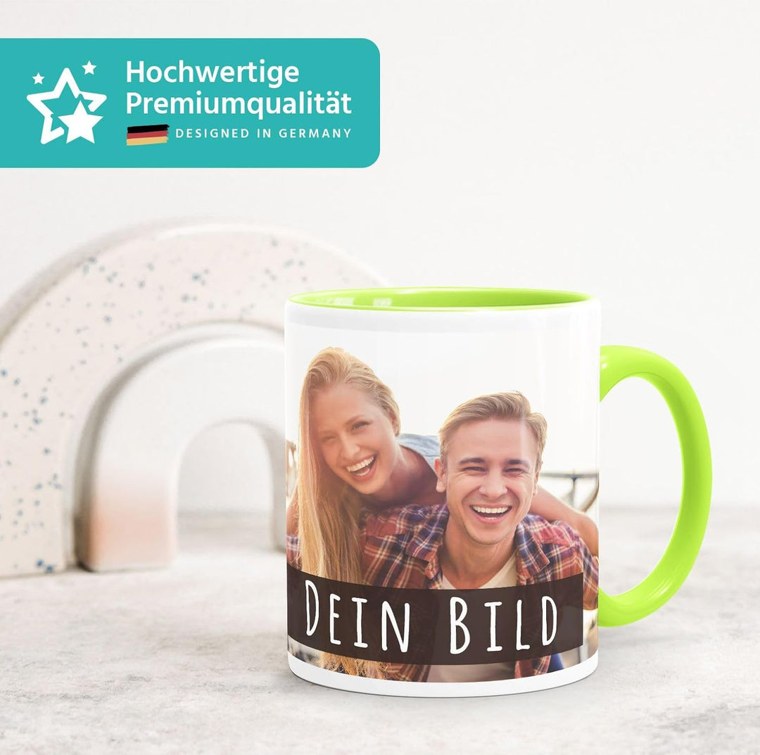personalisierte Fototasse mit eigenem Foto persönliches Geschenk Kaffeetasse mit Bild selbst gestalt