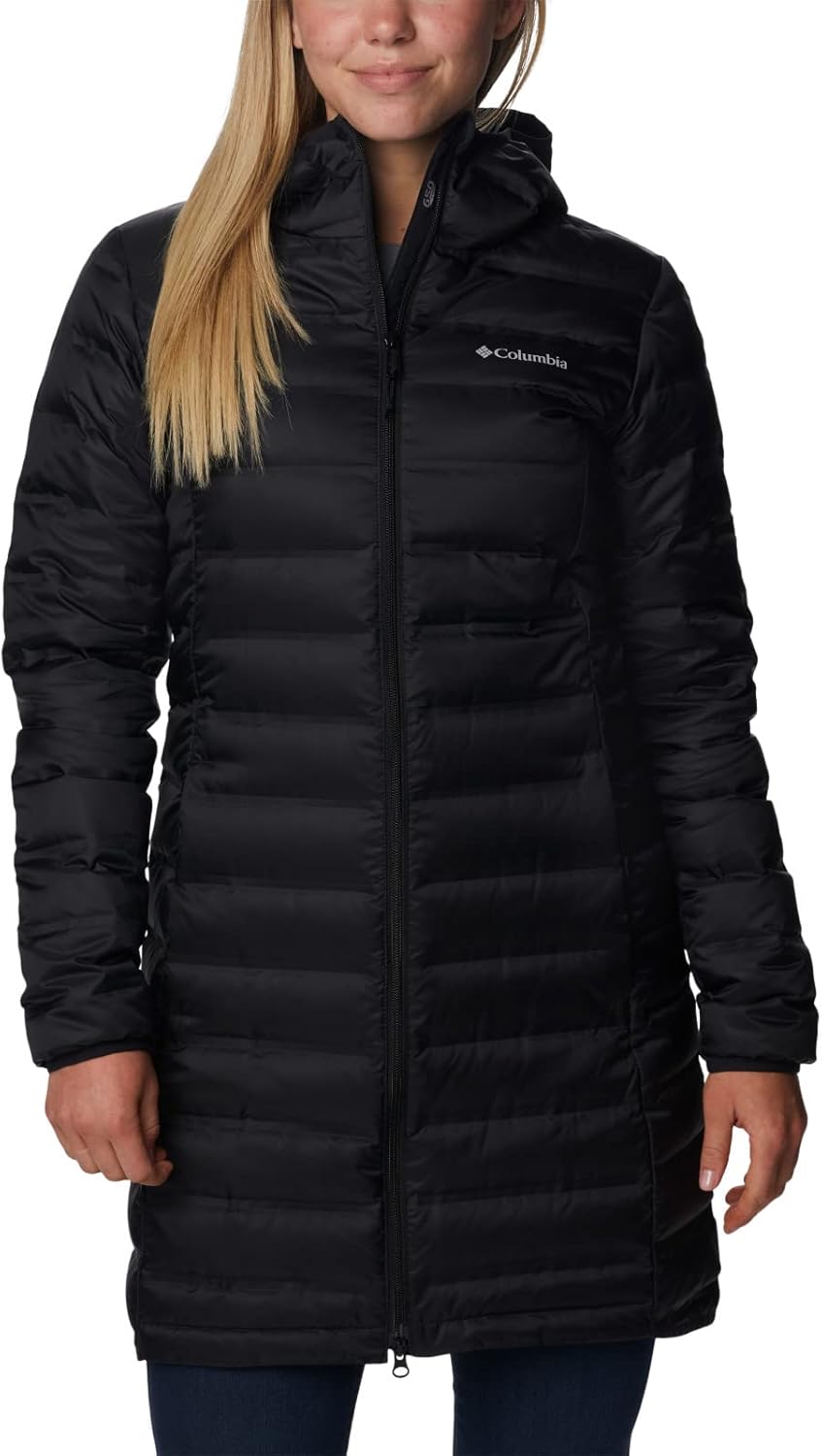 Columbia Lake 22 Daunen-Kapuzenjacke für Damen, Schwarz