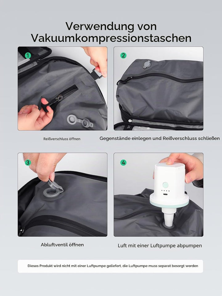 MARK RYDEN Vakuum Lagerung Rucksack, grosse Kapazität Reise Lagerung Umhängetasche, Travel Business