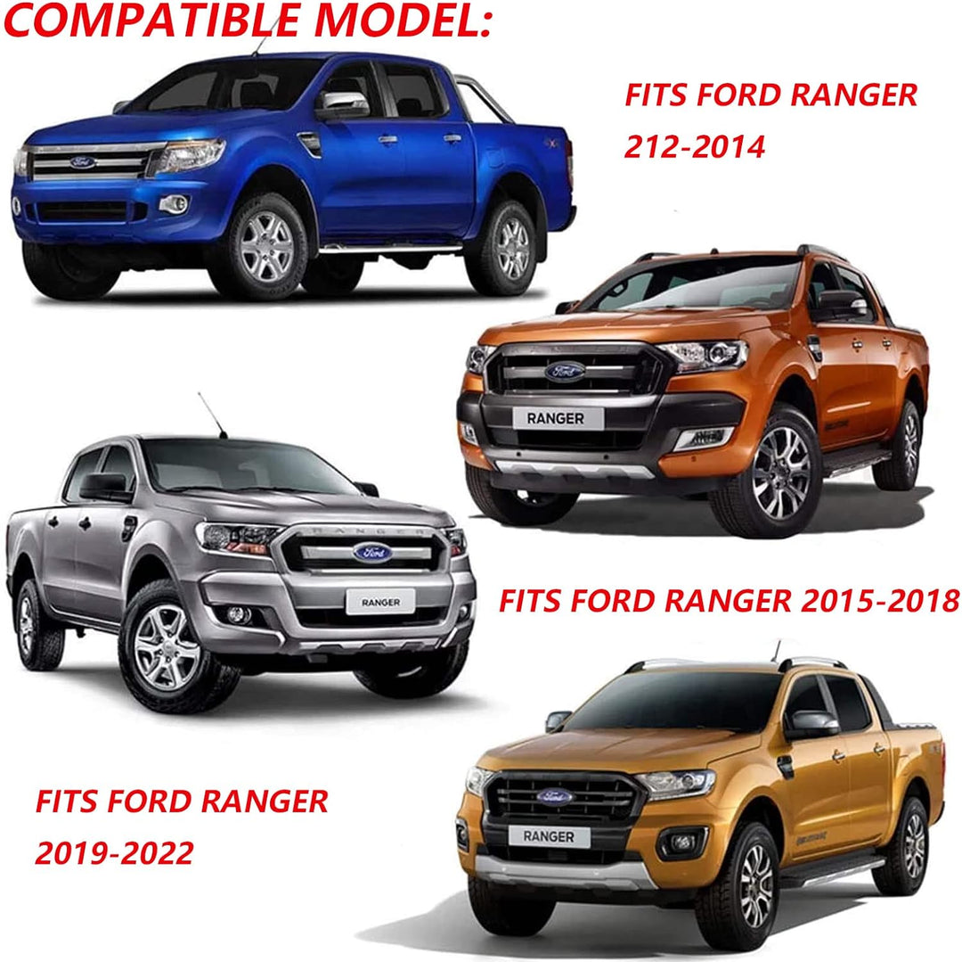 JHCHAN Heckklappenabdeckung Hintere Türgriffverkleidung für Ford Ranger Wildtrak T6 T7 T8 2012-2022