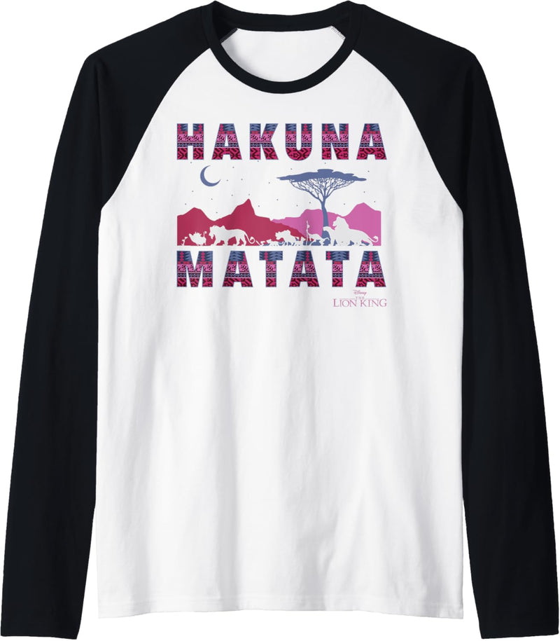 Disney The Lion King Hakuna Matata Moon And Mountains Raglan