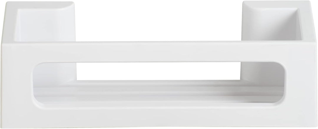 WENKO Turbo-Loc® Wandablage Bralia, Bad-Ablage aus Kunststoff, Befestigen ohne Bohren, tiefes Körbch
