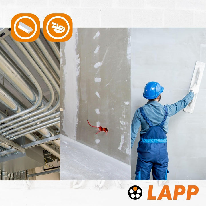 100 Meter Lapp 4520041 H07V-K 1,5 mm² rot I Verdrahtungsleitung I Aderleitung flexibel I PVC Einzela