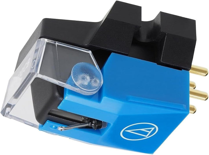 Audio-Technica VM510CB Dual-Moving-Magnet-Stereotonabnehmer mit konischer Nadel Blau Bewegliche Magn