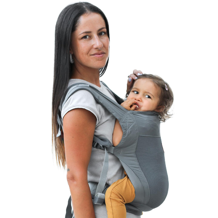 Beco Fly Ultralite Babytrage & Kindertrage – Kompakt, Faltbar & Leicht – Inkl. Transporttasche, Bauc