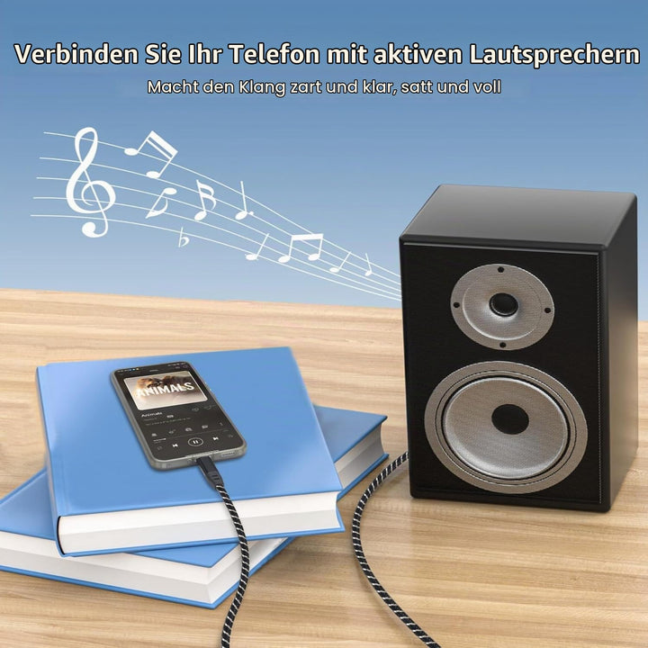 USB C auf XLR Audiokabel,2M Type C auf XLR Male Output Stereo Kabel,für Verstärker, Lautsprecher, Mi