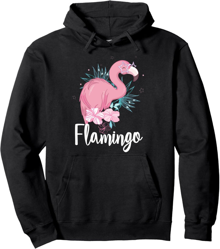 Pink Vögel Sommer Natur Flamingo Lady Tier Rosa Geschenk Pullover Hoodie