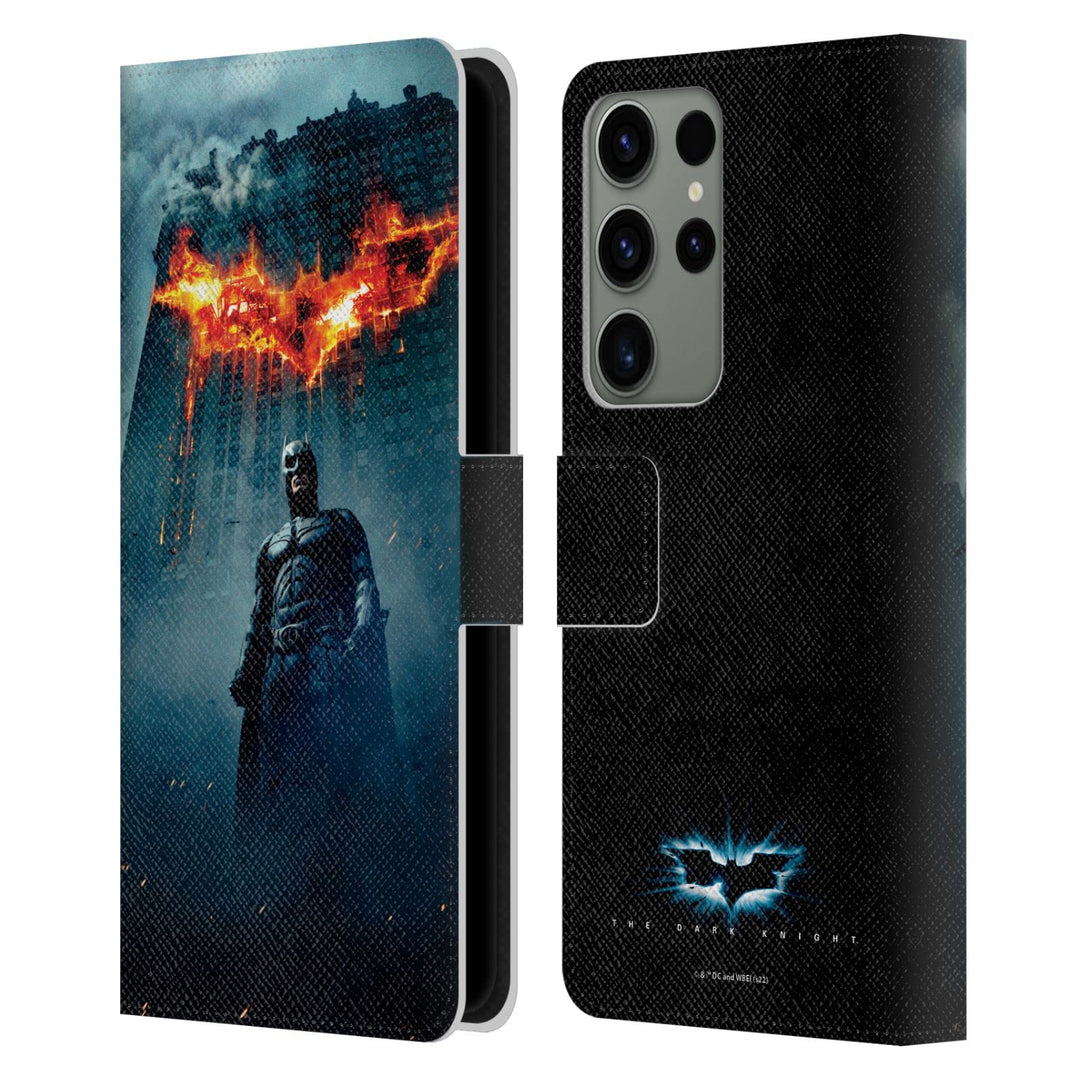 Head Case Designs Offizielle The Dark Knight Batman-Plakat Wichtige Kunst Leder-Wallet-Hülle Kompati