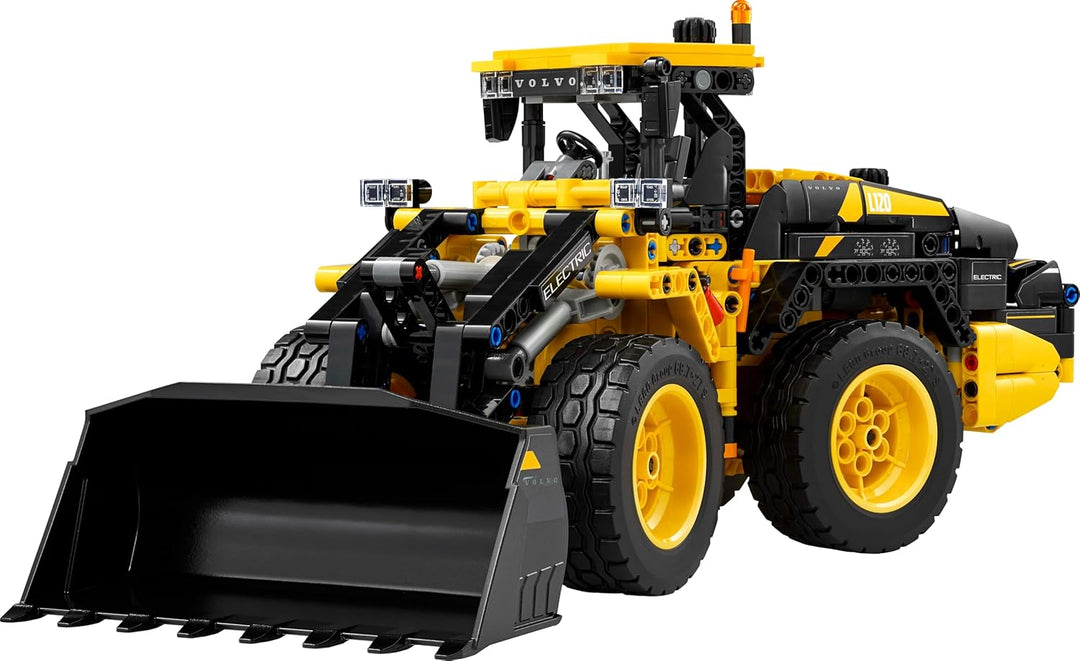 LEGO Technic Volvo L120 Electric Radlader - Baufahrzeug-Spielzeug mit Knicklenkung und beweglicher S