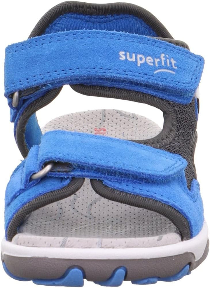 Superfit Jungen MIKE 3.0 Riemchensandalen 25 EU Blau Grau 8040, 25 EU Blau Grau 8040