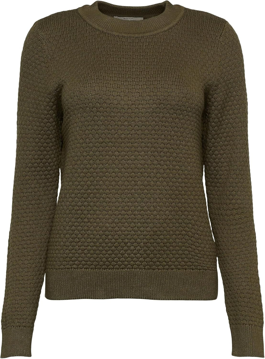 ESPRIT Damen Pullover XXS 355/Dark Khaki, XXS 355/Dark Khaki