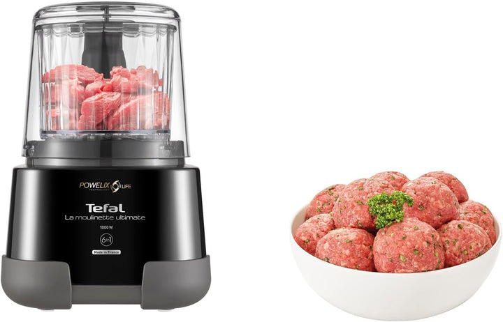 Moulinex La Moulinette Ultimate, Elektrischer Zerkleinerer, 350 g bzw. 550 ml Fassungsvermögen, 5 Fu