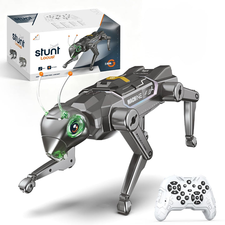 YESHIN Ferngesteuerter Roboterhund für Kinder | Programmierbar, 16 Funktionen, Tanzen, Laufen, Kung