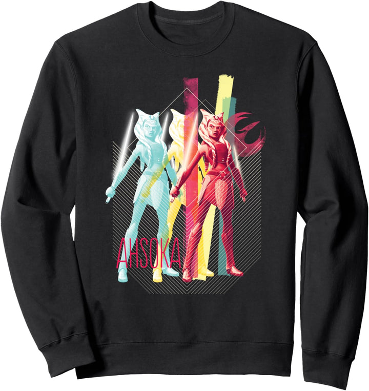 Star Wars The Clone Wars Ahsoka Tano Pop Art Repeat Sweatshirt
