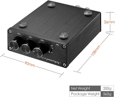 Nobsound Mini 200W (100W×2) Bluetooth 5.0 TPA3116 Digital Amplifier HiFi Stereo Class D Power Amp Ve