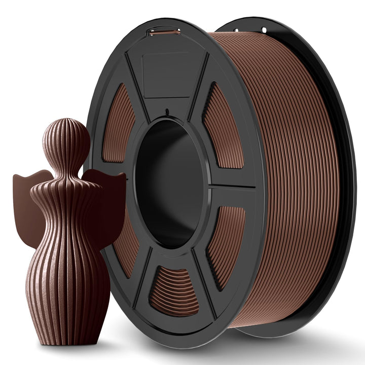 JAYO PLA+ Filament 1.75mm Braun 1.1KG, Erhöhte Zähigkeit PLA Plus Filament-3D-Druckmaterialien, Mass