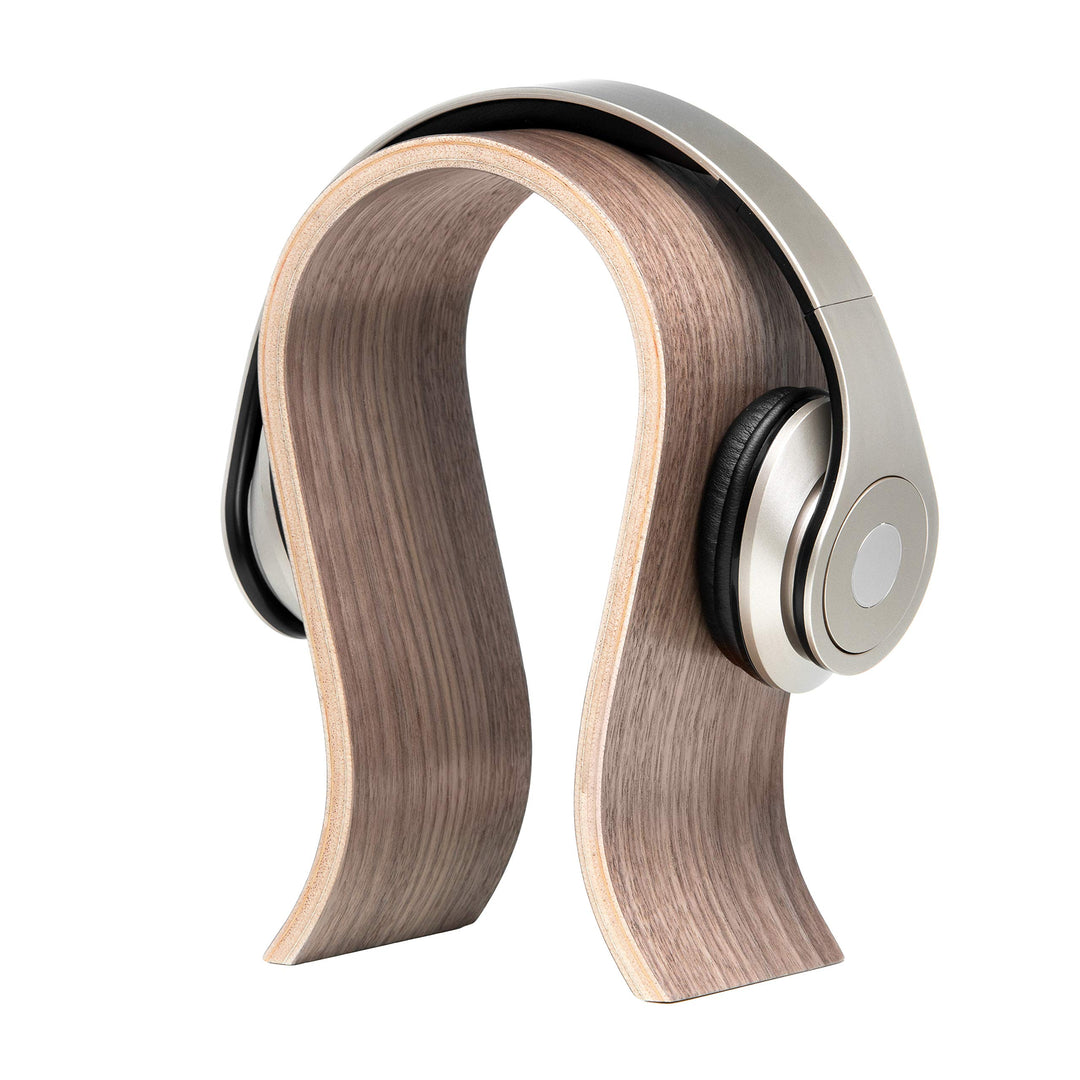 Kopfhörer Ständer aus Holz, Minimalistisches Stilvolles Detail für Ihren Schreibtisch, Ideale Headse