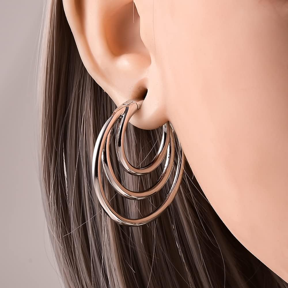 Vankula Ohr Gewichte Flesh Tunnel Weights Hangers Ringe Hoop Edelstahl für männer damen Ohrpiercing