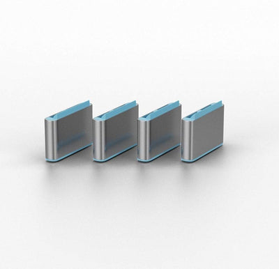 LINDY 40466 USB Typ C Port Schloss, blau, 10 Stück 10er-Pack blau, 10er-Pack blau