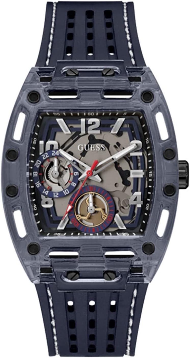 GUESS Multifunktions-Armbanduhr, Marineblau, Blau