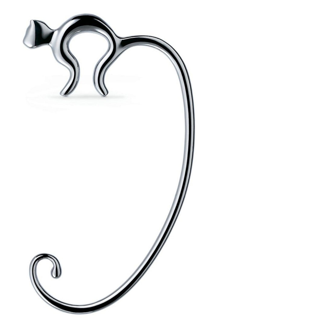 Alessi FGO01 Minou, Taschenhaken Edelstahl 18/10 Glänzend Poliert, Edelstahl 18/10 Glänzend Pol