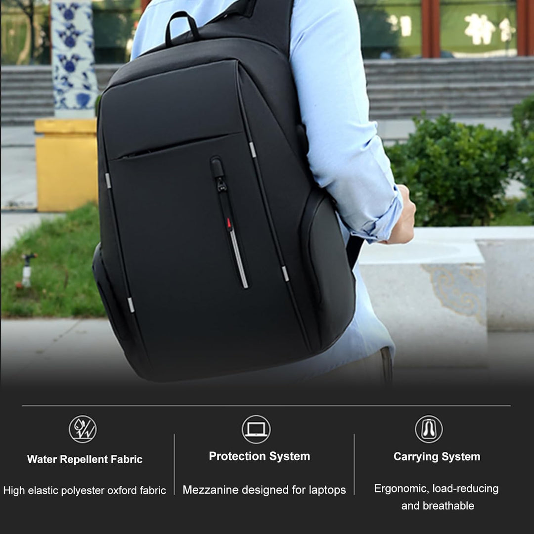 Pongnas Rucksack für 15,6-Zoll-Computer mit Wasserstoff. Rucksack für Schul-Laptop. Rucksack für Com