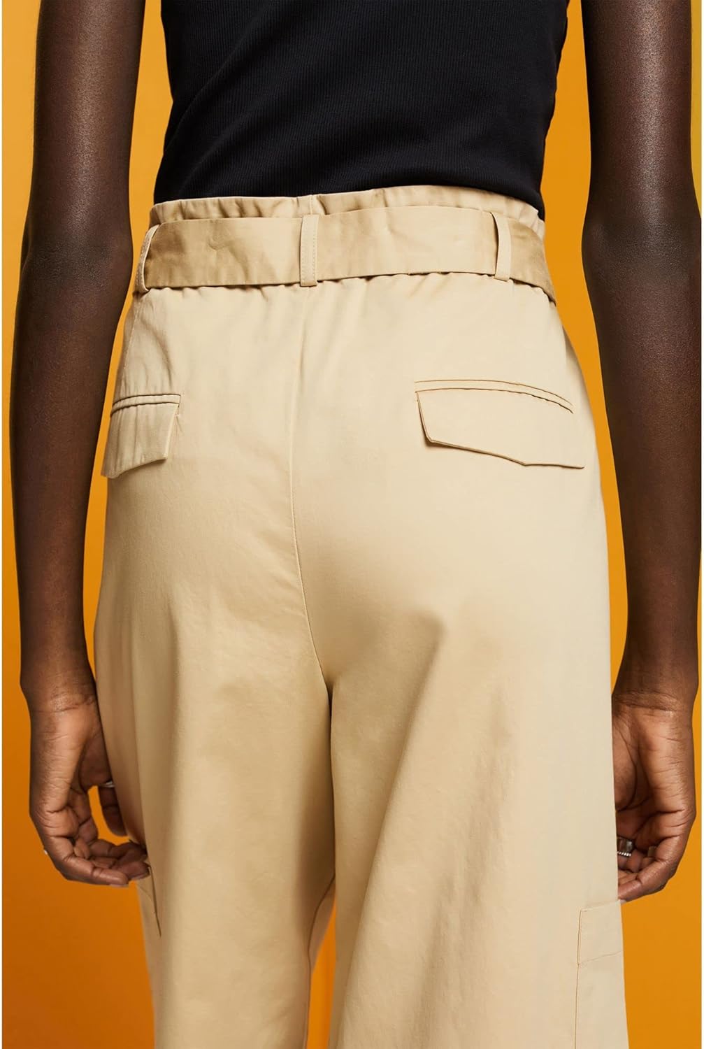 Esprit Collection Cargohose mit weitem Bein