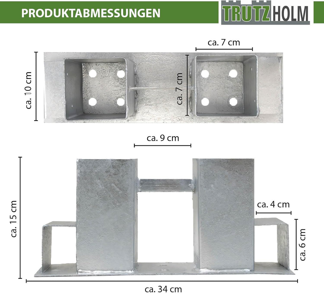 2x Holzstapelhilfe Feuerverzinkt Stapelhilfe Holzstapelhalter Brennholz Kaminholz Gestell