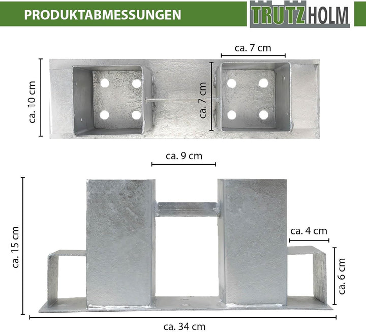 2x Holzstapelhilfe Feuerverzinkt Stapelhilfe Holzstapelhalter Brennholz Kaminholz Gestell