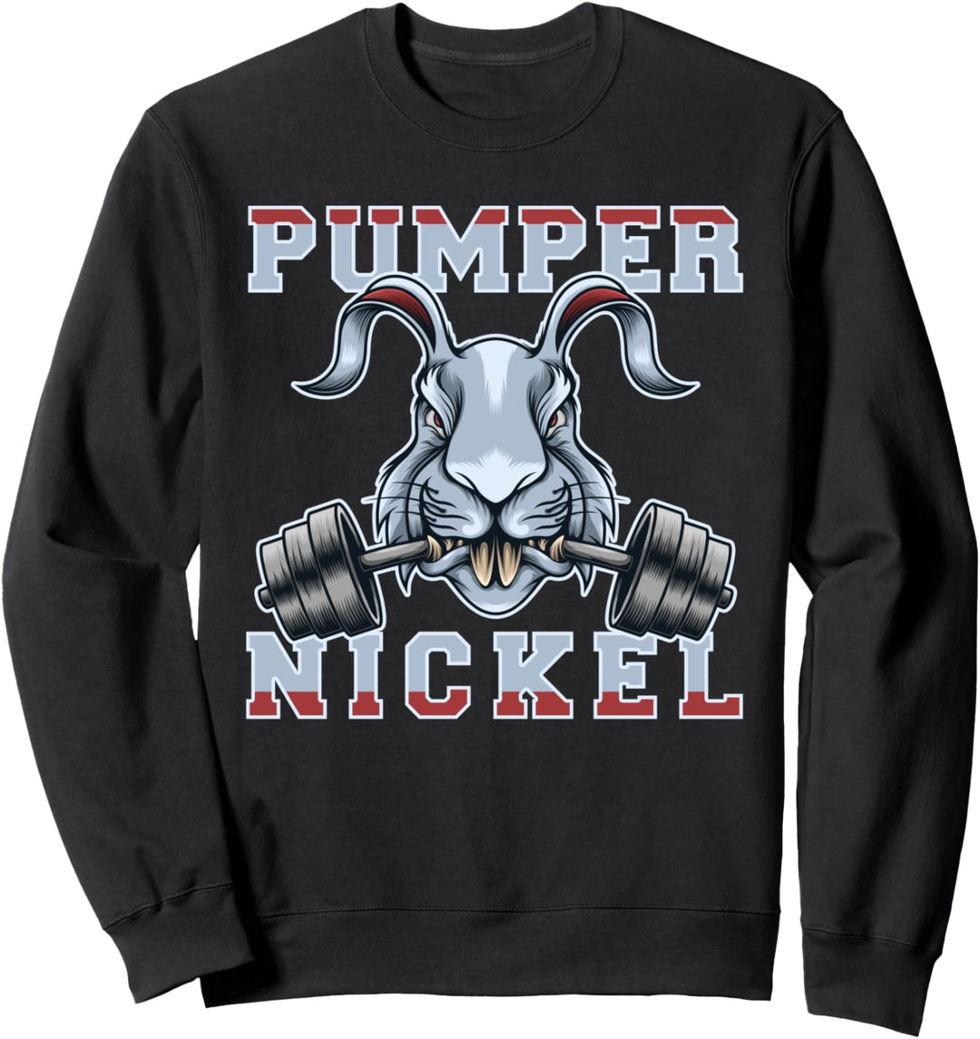 Pumpernickel Workout Fitness Kaninchen Hase Gym Bodybuilding Sweatshirt