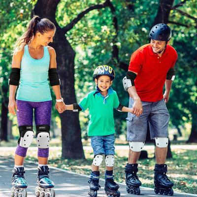 EULANT Inline Skate Schoner für Jugendliche und Erwachsene,Knieschoner / Ellbogenschützer / Handgele