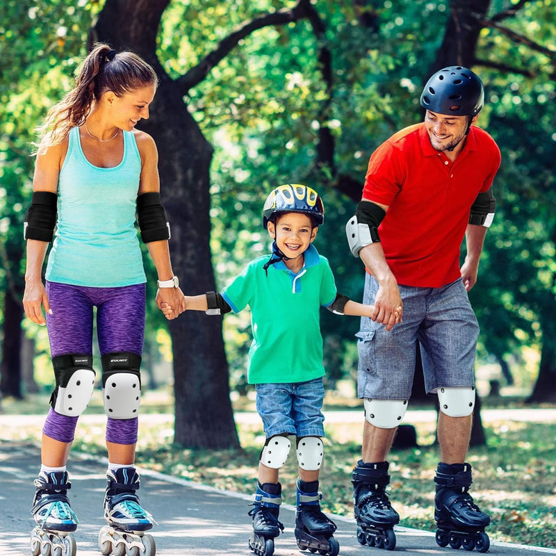 EULANT Inline Skate Schoner für Jugendliche und Erwachsene,Knieschoner / Ellbogenschützer / Handgele