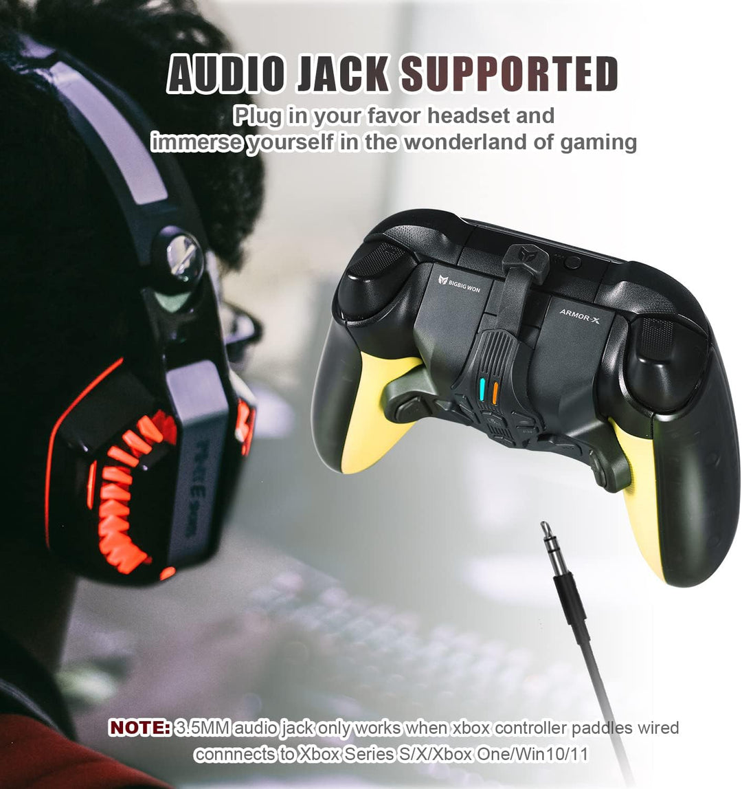 Paddles für Xbox Series S/X Controller,Rücktasten Ansatzstück mit 4 Paddeln kompatibel mit Xbox Seri