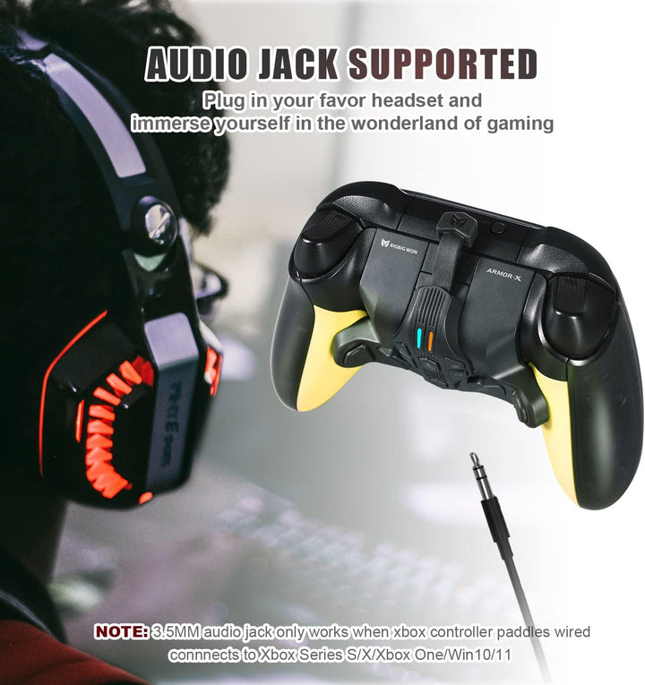 Paddles für Xbox Series S/X Controller,Rücktasten Ansatzstück mit 4 Paddeln kompatibel mit Xbox Seri