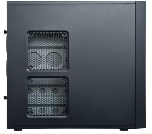 Chieftec HQ-01B Midi-Tower schwarz, PC-Gehäuse, ATX, Micro-ATX, für Haus/Büro, 0,6 mm