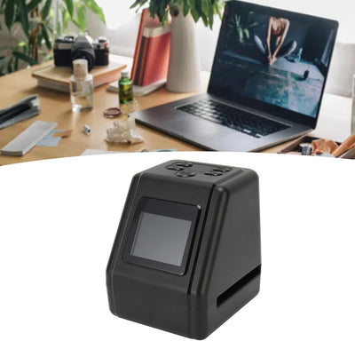 Garsent Digitaler Film- und Diascanner, Dia- und Filmbetrachter mit 2,0-Zoll-LCD-Bildschirm, Konvert