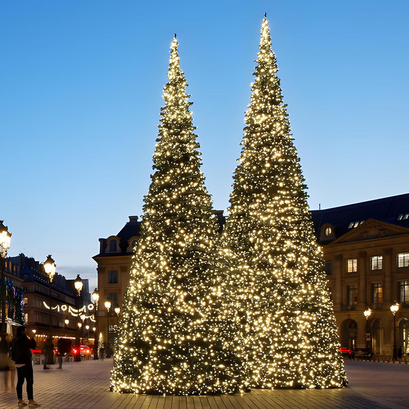 UISEBRT 100m 1000 LED Lichterkette Aussen Innen Dekoration für Weihnachten, Ostern, Halloween, Hochz