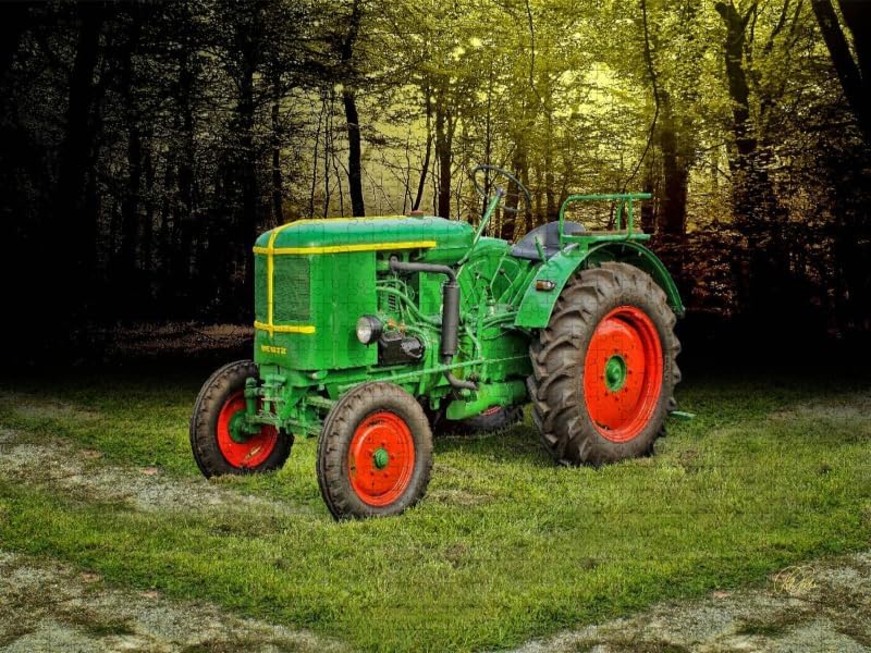 CALVENDO Puzzle Oldtimer Traktor Deutz 1000 Teile Lege-Grösse 64 x 48 cm Foto-Puzzle Bild von Peter