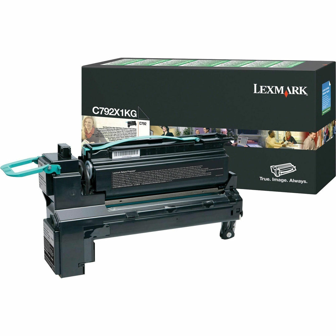 Lexmark C792X1KG C792 Tonerkartusche Standardkapazität 20.000 Seiten 1er-Pack return program, schwar
