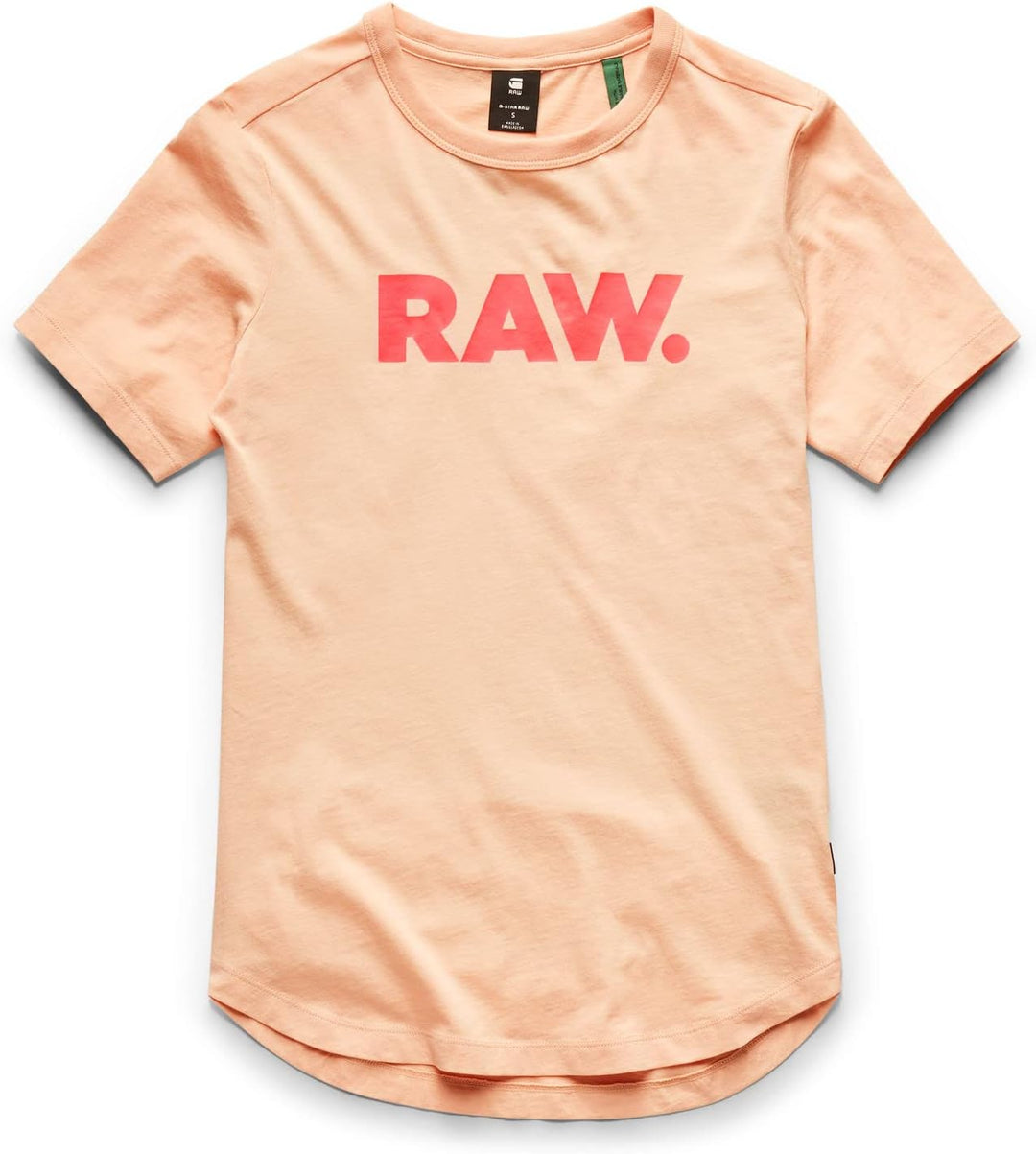 G-STAR RAW Damen Raw. Slim R T Wmn T-Shirt S Rosa (Peach Nougat D21226-4107-c962), S Rosa (Peach Nou
