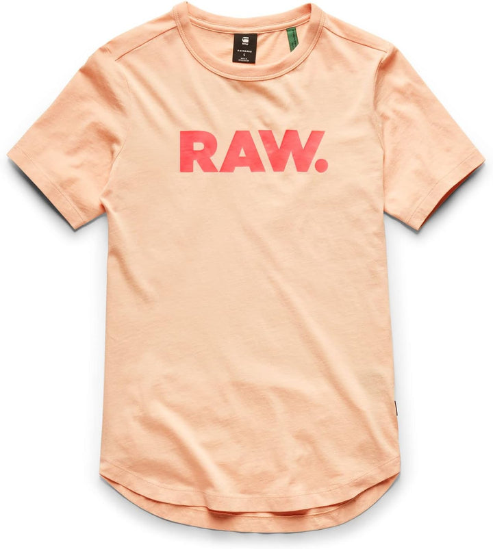 G-STAR RAW Damen Raw. Slim R T Wmn T-Shirt S Rosa (Peach Nougat D21226-4107-c962), S Rosa (Peach Nou