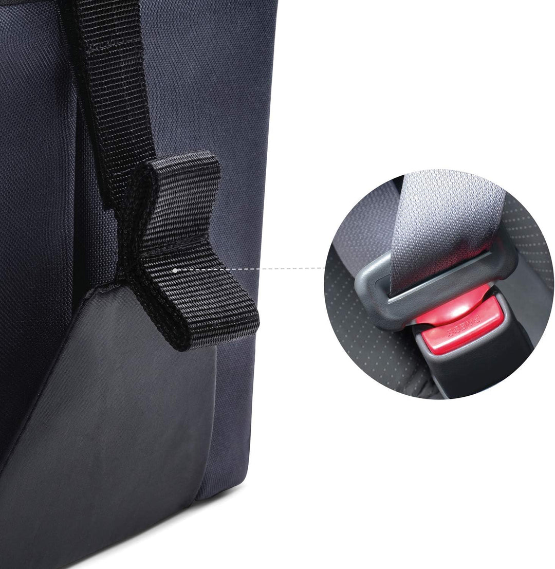 hauck Auto Organizer mit 2 Getränkehalter, 6 verstellbare Fächer & Tragegriff für Rücksitzbank Kinde