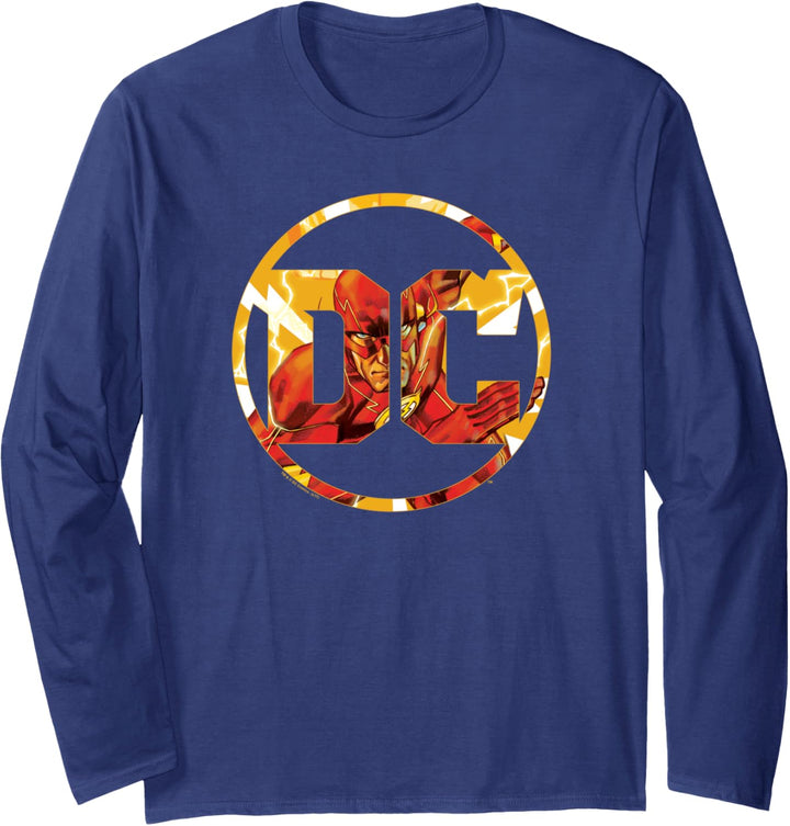 The Flash DC Comics Logo Langarmshirt